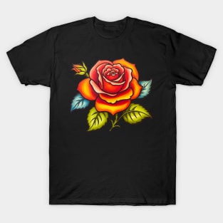 Rose Flash Tattoo T-Shirt